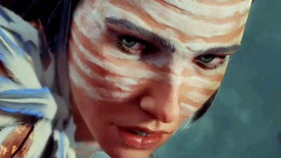 Greedfall 2's controversial new combat system is "a work in progress," dev says - A woman with white lines painted across her face.