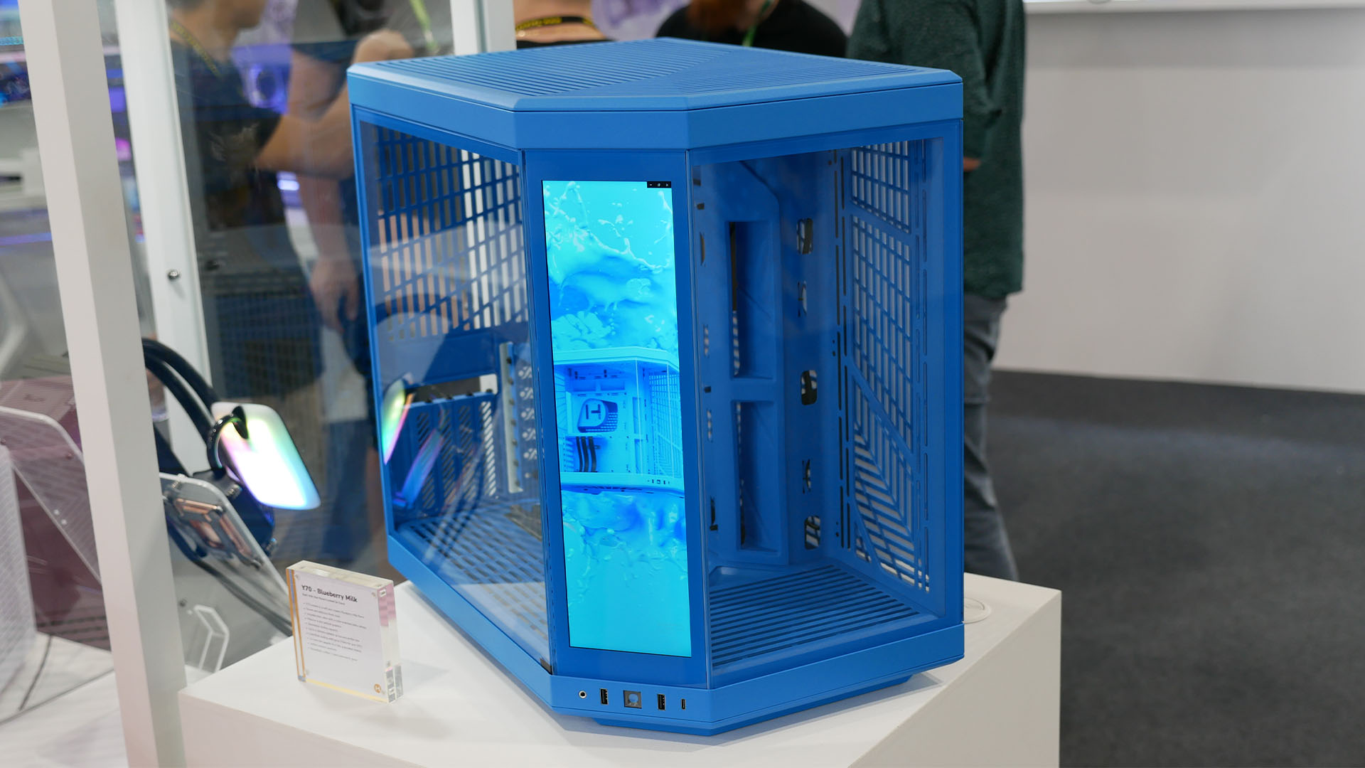 Hyte's new blue milk PC case is the perfect home for a Star Wars build