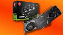 MSI Nvidia GeForce RTX 4070 Ti Super with 4090 Founders Edition graphics card