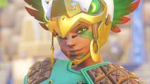 Overwatch 2 shows off new Season 11 mythic rewards and weapon skins : Sombra is dressed in an entirely new Aztec skin.