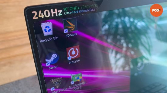 Razer Blade 16 (2024) review: 240Hz OLED screen corner sticker