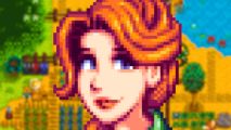 Stardew Valley mod artisan: a pixelated portrait of a redheaded woman