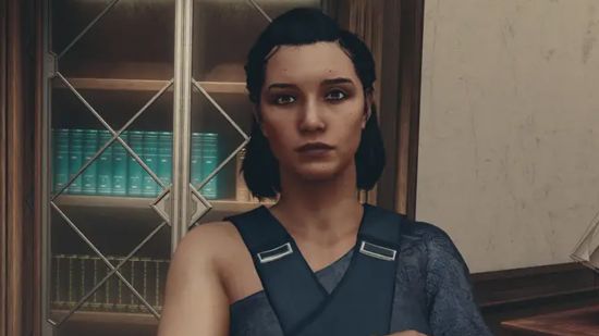 New Starfield paid quest causes considerable community backlash: Andreja form Starfield stands in The Lodge talking to you, looking a little concerned.