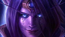 Best WoW addons: Xal'atath, the antagonist of WoW The War Within, smirks directly at the viewer.
