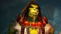 WoW Cataclysm Classic hit by heroic raid wipe bug, preventing progress: Thrall from World of Warcraft stands in front of the maelstrom.