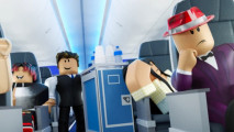 Cabin Crew Simulator art from the game's Roblox page