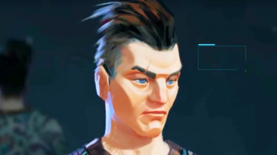 Cyber Knights Flashpoint, a great strategy game, just got even better: A man with brown hair and a scar over one eyebrow, from Cyber Knights Flashpoint.