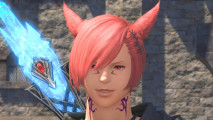 Final Fantasy 14 payment fix: a catboy with pink hair and big pointy ears