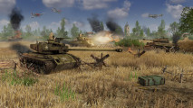 A tank fires in Men of War 2