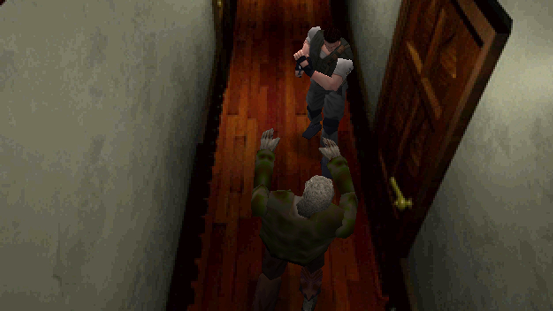 New Resident Evil film: Chris Redfield fights a zombie in Capcom survival horror game Resident Evil