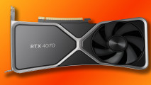Nvidia GeForce RTX 4070 Founders Edition graphics card with warped middle