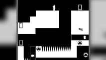 This cult classic mind bending puzzle series is coming back to PC: A monochrome black and white 2d sidescrolling puzzle game, shift, with spikes and switches everywhere