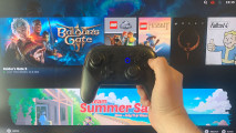 Steam Big Picture mode with Nintendo Switch Pro controller