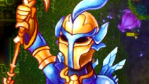 Terraria 1.4.5 update teases a powerful new summoner weapon - A figure wearing armor from the celestial pillars.