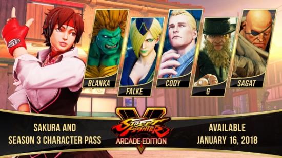 Street Fighter V Characters Roster