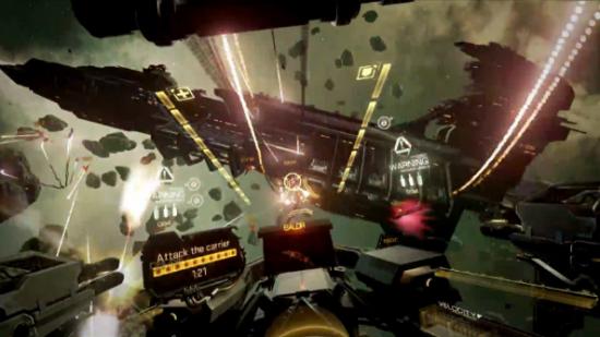 EVE: Valkyrie receives 'trench run' Carrier Assault update, VR