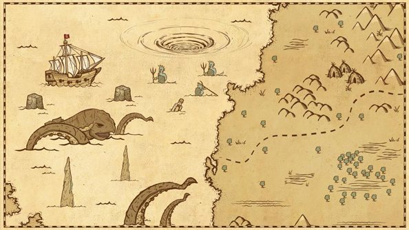 there be dragons map