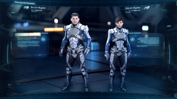 Mass Effect Andromeda Origins Pick Ryders Milky Way Training In Character Creation 