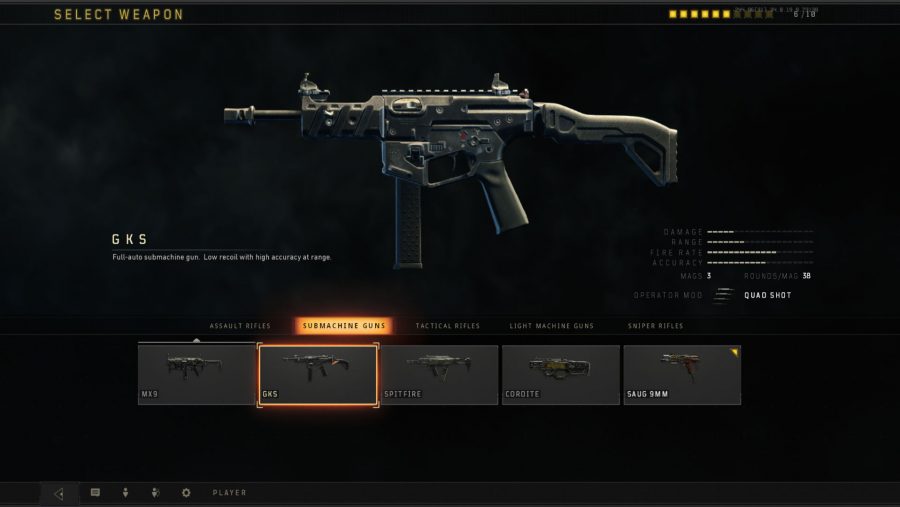 Call of duty black ops 4 smgs