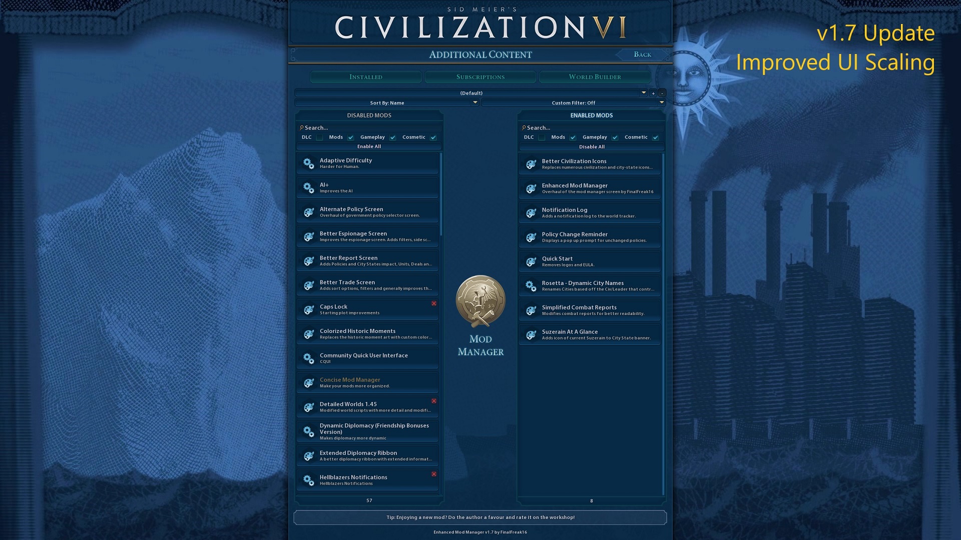 Best Civilization Mods On Steam All Free Off