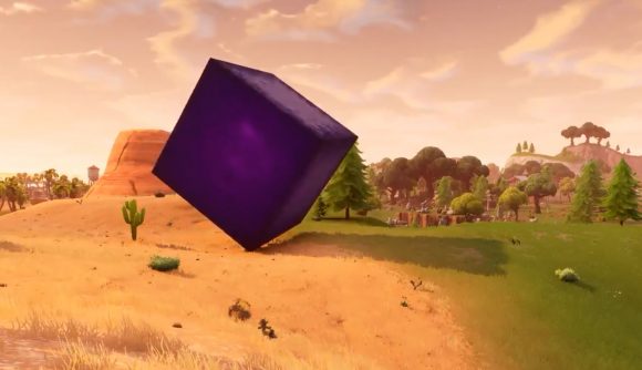 The Fortnite Cube Is Moving Again Pcgamesn