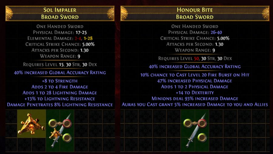 path of exile fossils