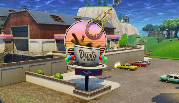 dusty diner has just arrived in fortnite - fortnite modern house creative