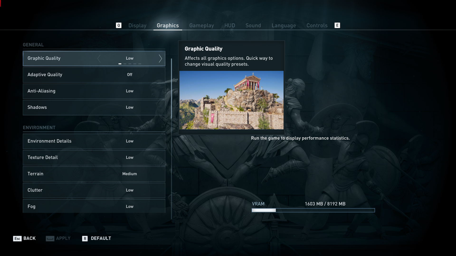 Assassin's Creed Odyssey PC performance 