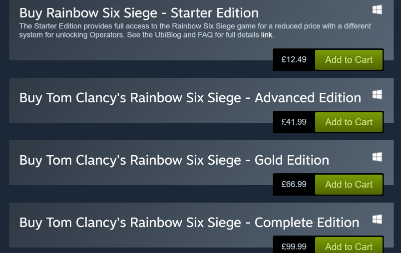 Tom Clancy's Rainbow Six® Siege no Steam