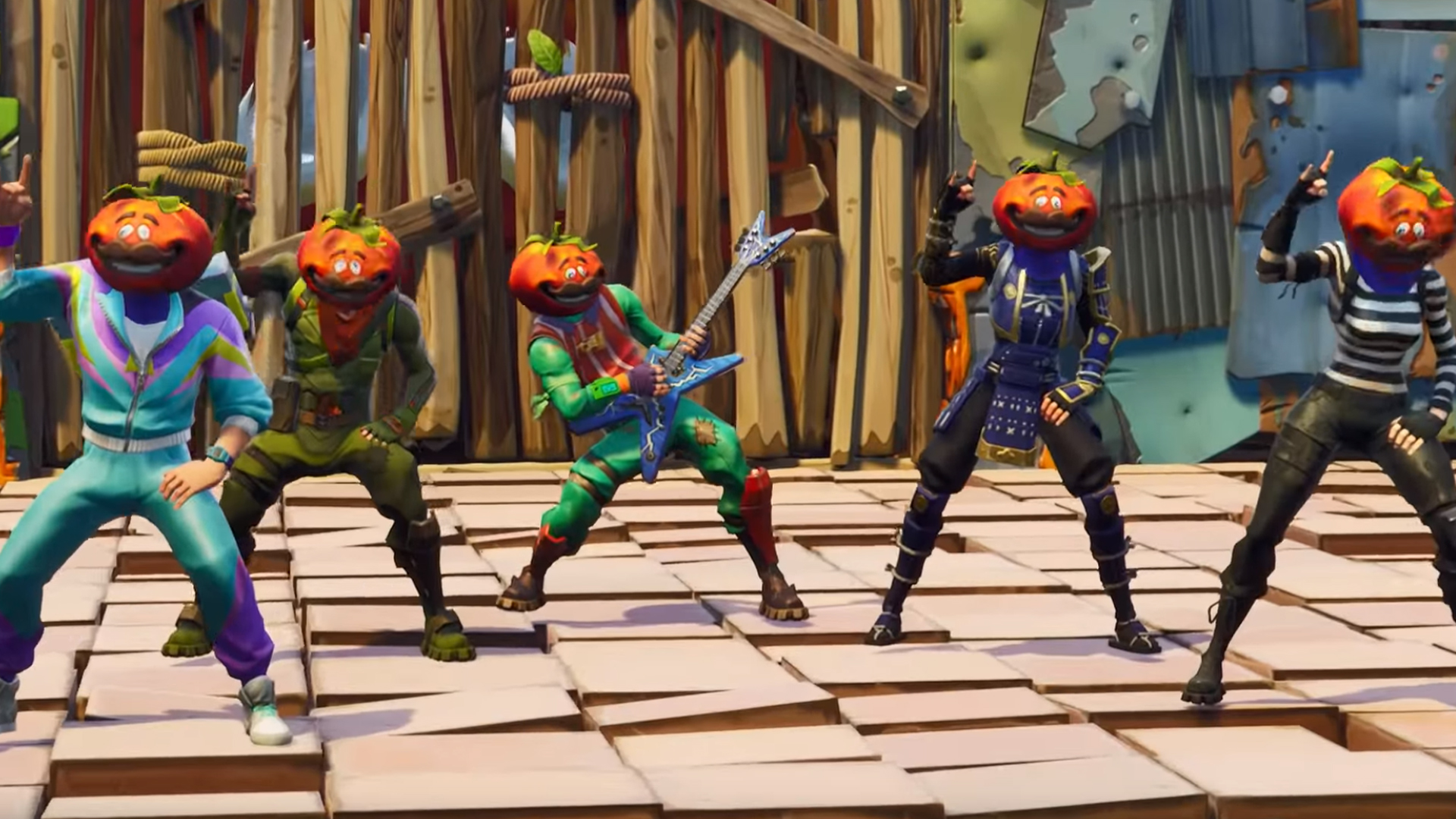 Fortnite Food Fight 1920 1080 Fortnite Goes 12v12 With Infinite Respawns In The Food Fight Ltm Pcgamesn