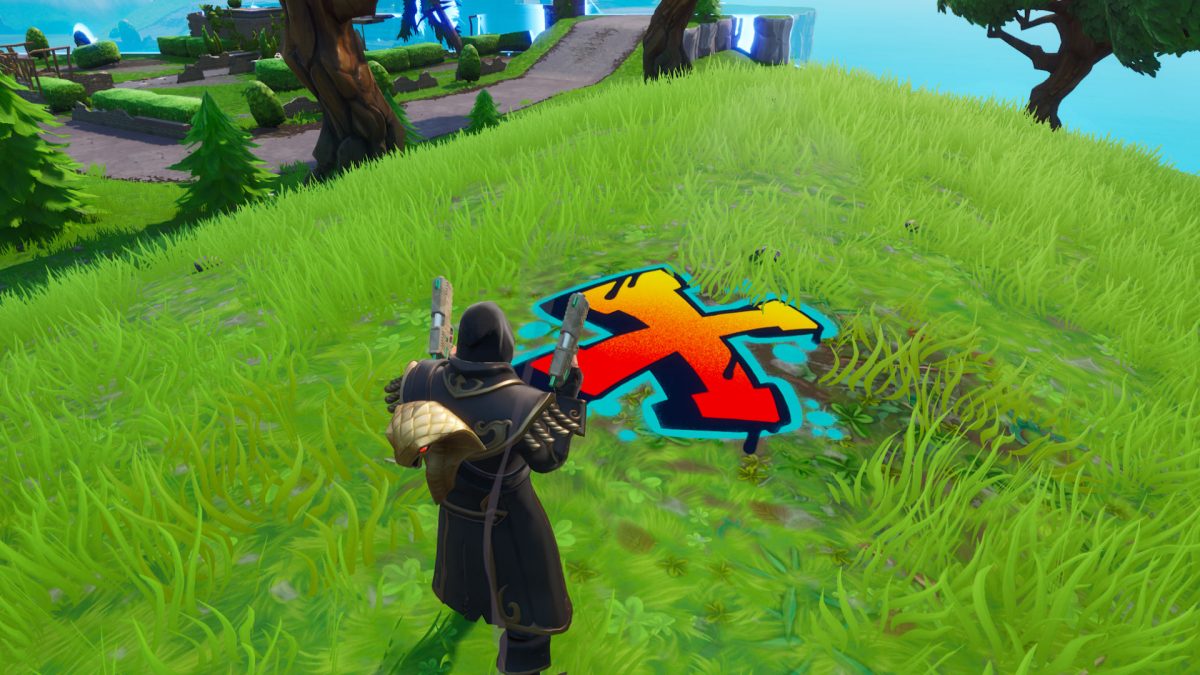 Fortnite Search Fortnite Search Where The Knife Points On The Treasure Map Loading Screen Location Pcgamesn