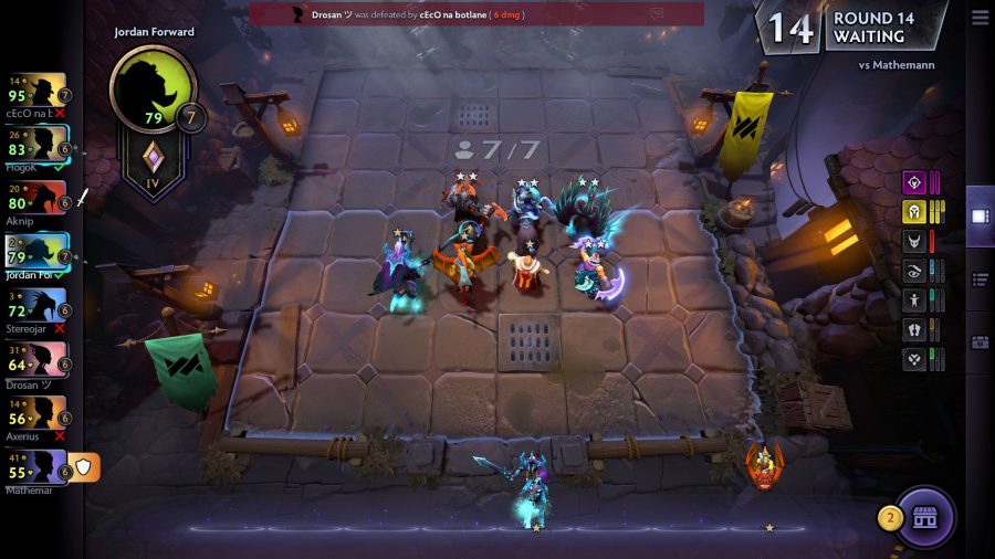 Knight comp in dota underlords