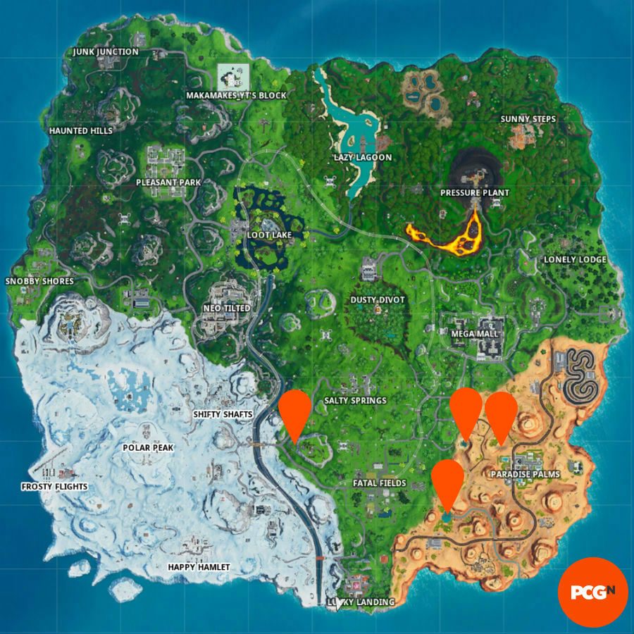 fortnite party balloons map