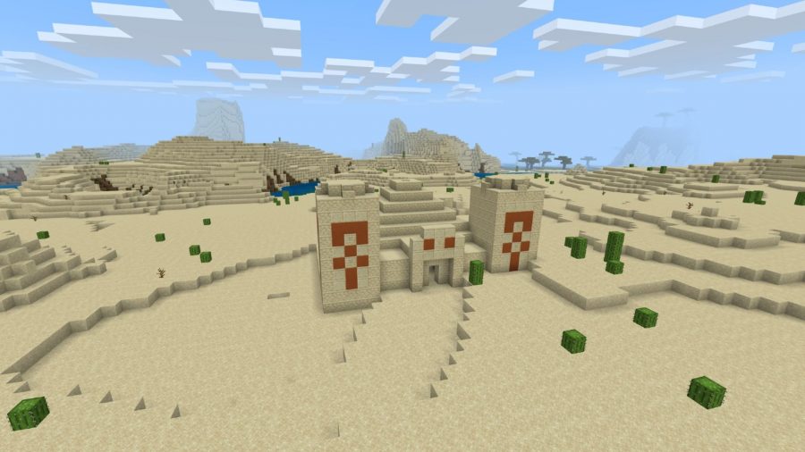 Graines Minecraft PE, butin du temple du désert