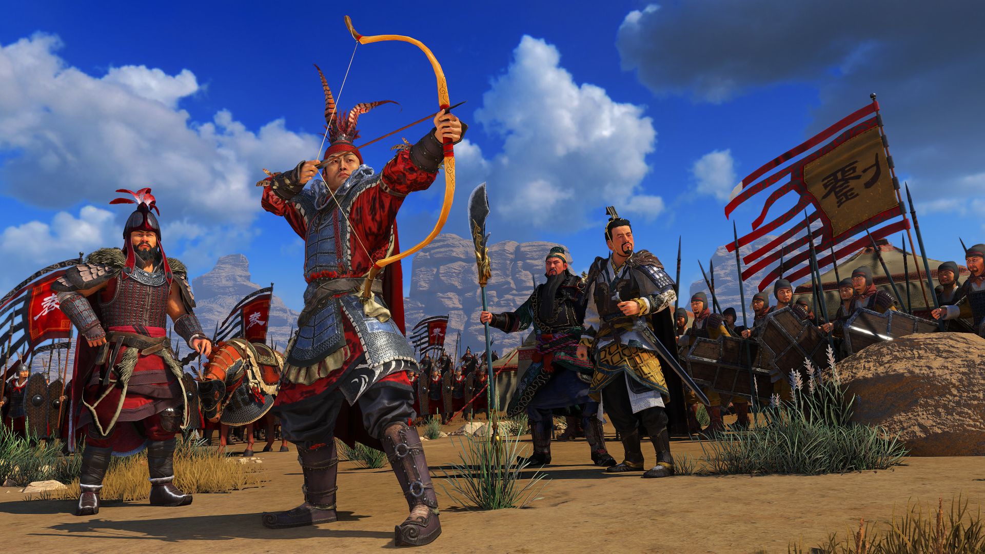 Lü Bu and Sun Ce are the star faction leaders in Total War Three