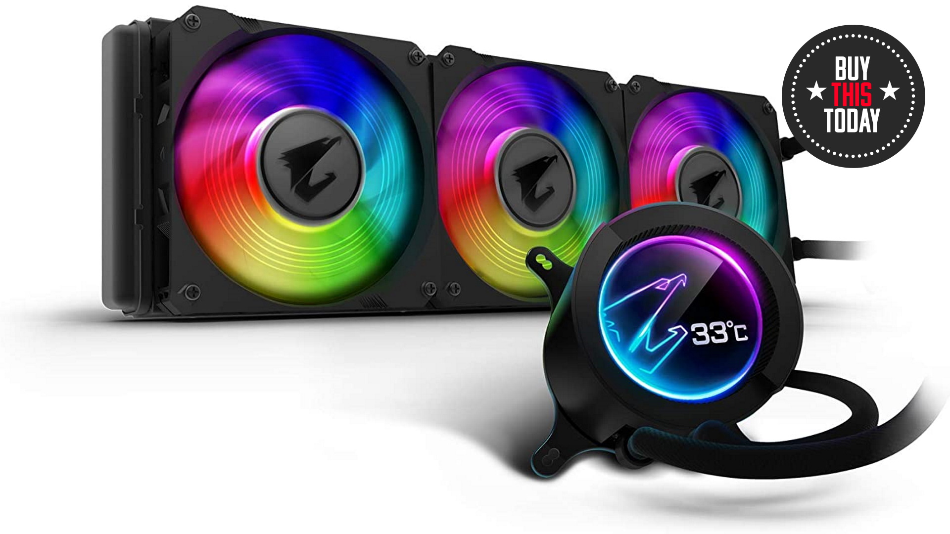 Buy this today an AIO liquid cooler with fully customisable LCD display