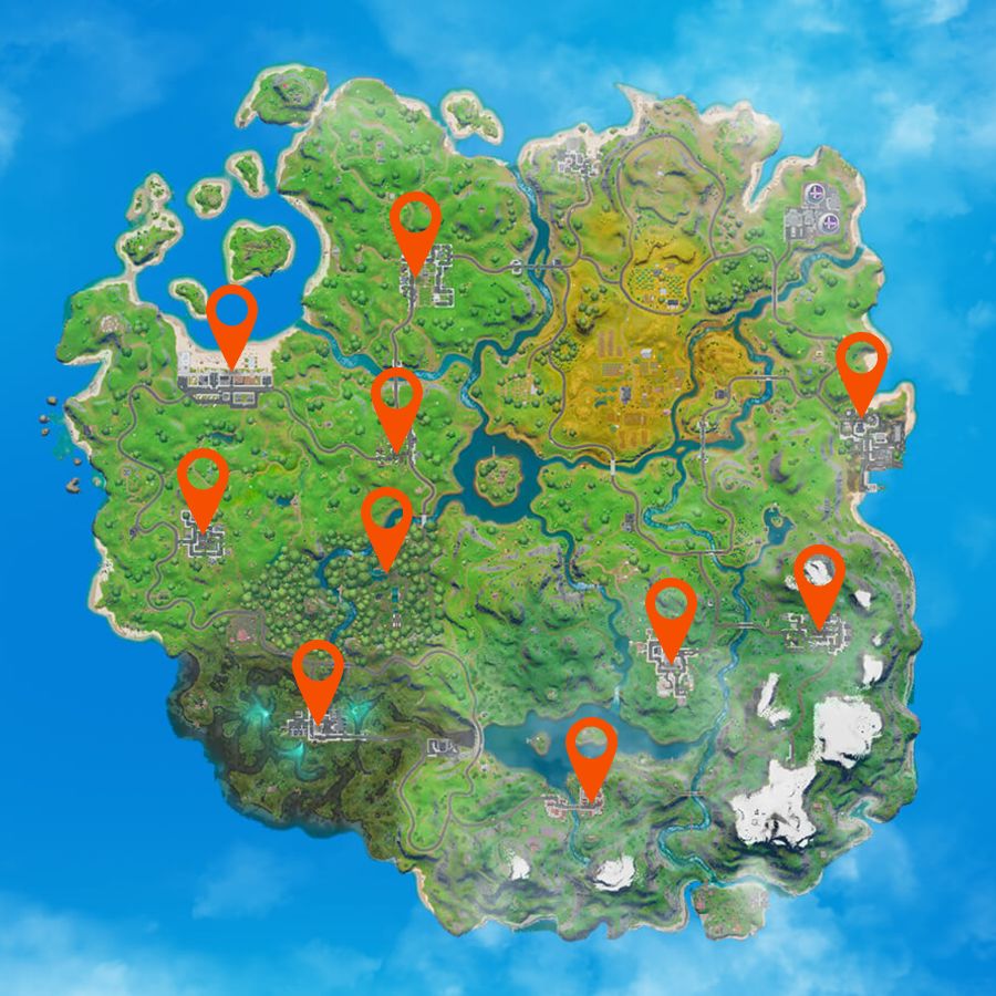 Fortnite Birthday Event: All Cake Locations! Where To Find Them, Rewards  and More!