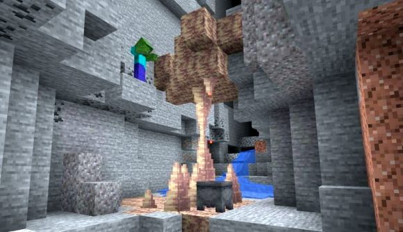 Minecraft S New Snapshot Is Full Of Tasty Caves And Cliffs Features Pcgamesn