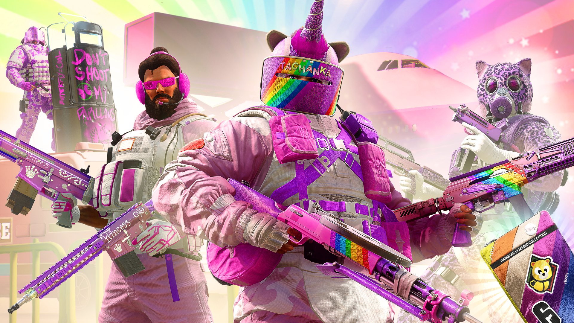 Rainbow is Magic skins are back in Siege for April Fool’s PCGamesN