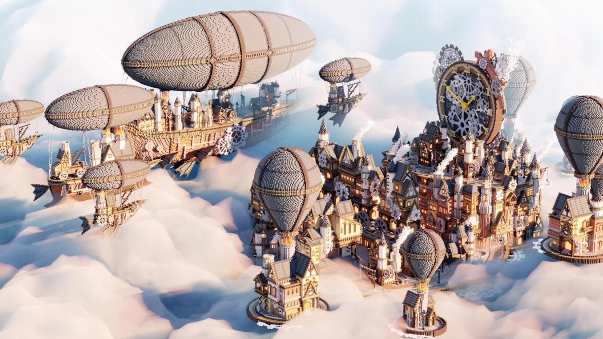 This Minecraft Steampunk City Took Seven Months To Build A Team Jioforme