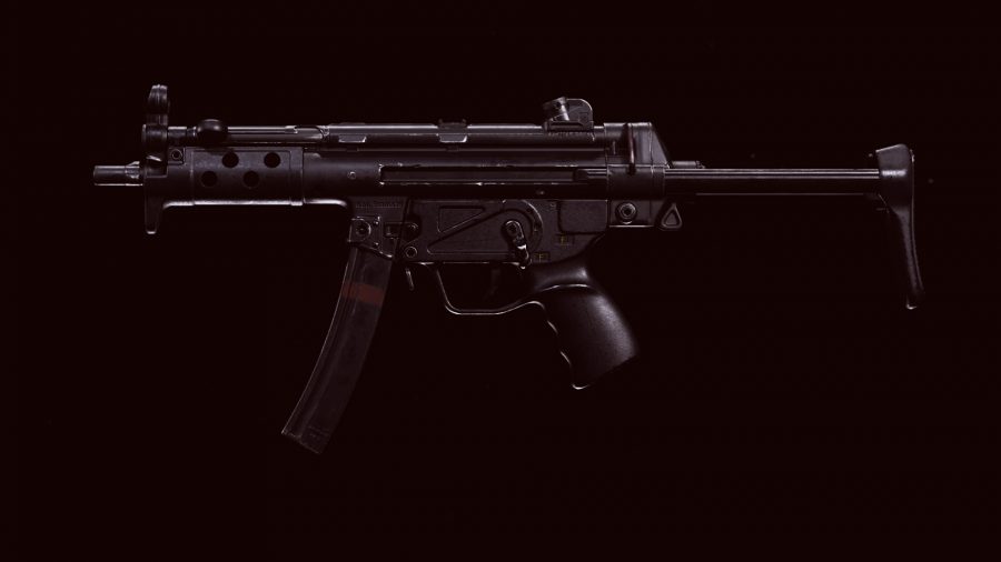 The Cold War MP5 in Call of Duty Warzone's preview menu