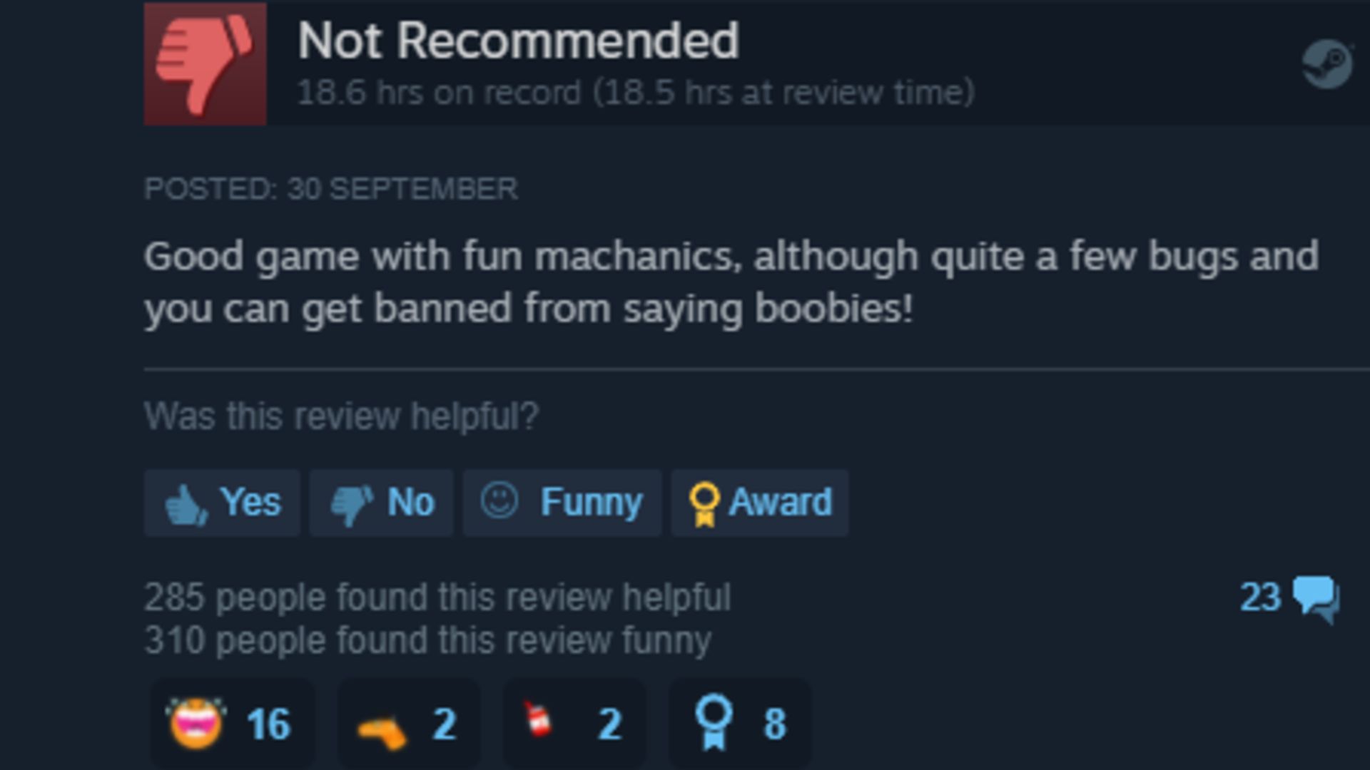 the day before launched today and its currently sitting at overwhelmingly  negative reviews : r/Steam