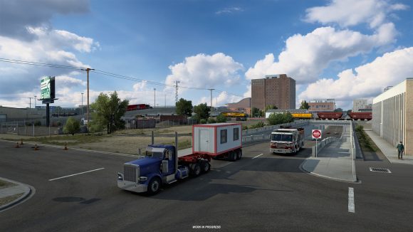 The city of Amarillo, Texas in American Truck Simulator