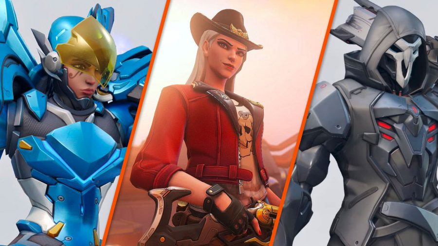 Overwatch 2 tier list: three B tier characters, Pharah, Ashe, and Reaper