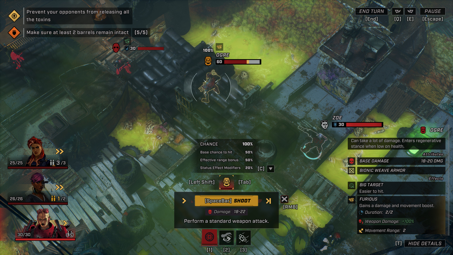 Homicidal All-Stars is a Running Man strategy game: a top-down view of a dystopian game show set, with UI showing available options for the player to steer their troops
