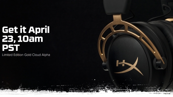 The HyperX Cloud Alpha is getting a limited edition gold run