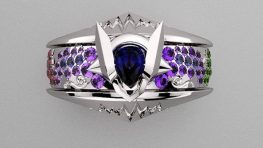 A jewellery designer is making beautiful rings inspired by League of