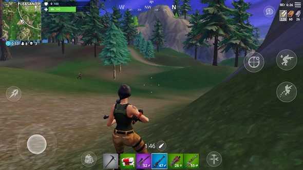 fortnite ios that said the layout of the interface works well and despite some subtle repositioning everything feels intuitive a backpack icon has also - best layout for fortnite mobile ipad