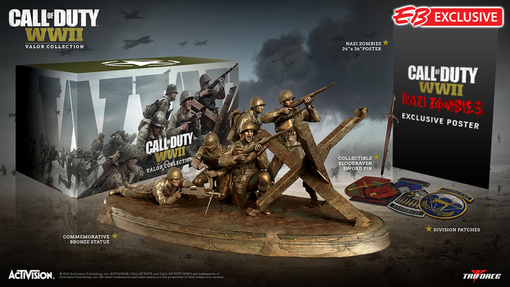 Call of Duty: WW2's Valor Collection comes with a big ol' statue.  Obviously. | PCGamesN